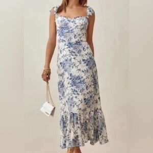 NWOT Reformation Nikita Dress in Pompadour